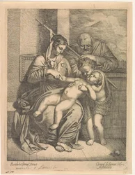 La Sainte Famille avec Jean-Baptiste