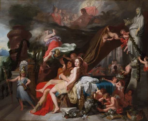 Hermès ordonnant à Calypso de libérer Ulysse, vers 1670