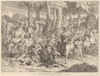 Sémiramis à la chasse au lion