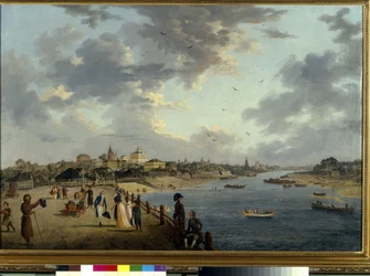 La rivière Iaouza à Moscou