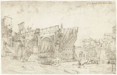Ponte Rotto sur le Tibre, Rome