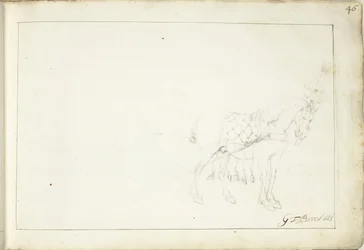 Cheval, vers la droite