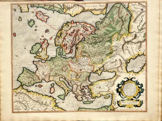 Atlas sive Cosmographicae Meditationes de Fabrica Mundi et Fabricati Fugura Europe: Livonie, Russie