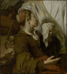 Hagar en pleurs
