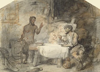 Le satyre et le paysan
