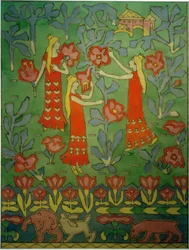 Trois princesses dans le jardin enchanté
