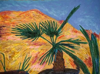 Porche de Palma,2017 (oil on canvas)