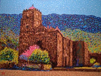 Mission San Javier, 2020 (huile sur toile)