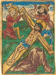 Christ cloué à la croix