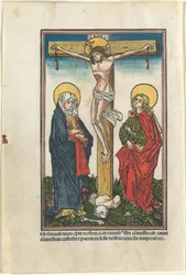 Christ en croix avec la Vierge et Saint Jean
