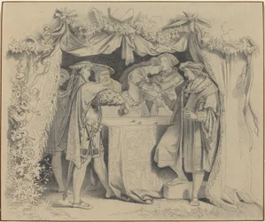 Hommes jetant des dés