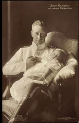 Prince héritier Friedrich Wilhelm avec sa fille, Liersch 7518