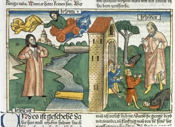 2 Rois 2:1-24 Élie monte au Ciel dans un tourbillon et les garçons qui se moquaient d
