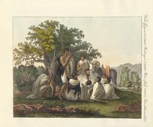 Abyssiniens se reposant pendant leur voyage