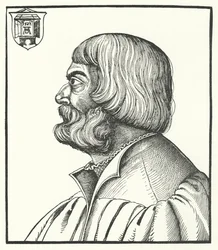 Albrecht Dürer, peintre et graveur allemand (gravure)