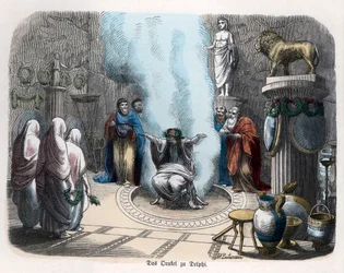 Histoire ancienne. Grèce. Oracle de Delphes ... (gravure)