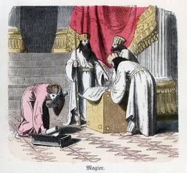 Histoire ancienne. La Perse. Médecins et mages perses ... (gravure)