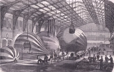 Manufacture de ballons, Histoire de la guerre entre la France et l
