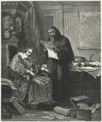 Le cardinal Richelieu et son confident et agent Père Joseph