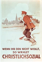 Choisir le socialisme chrétien" (lithographie)