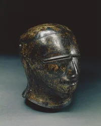 Sallet fermé avec visage grotesque, ou visière Schembart, Nuremberg, vers 1500