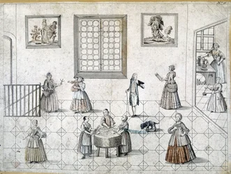 Vie quotidienne des nobles et de leurs serviteurs, Allemagne