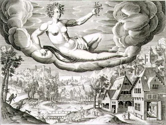 Aube, gravé par Paul Furst (c.1605-66)