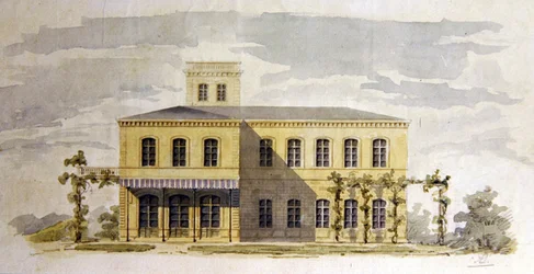 Conception pour une villa classique italianisante, vers 1850