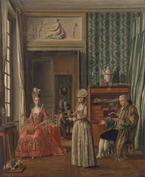 Scène domestique, vers 1775-80