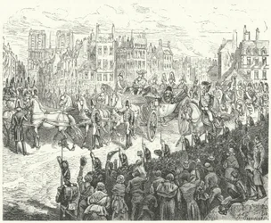 Entrée du roi Louis XVIII à Paris, 1814