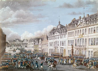 Entrée des troupes unies de Prusse et de Hesse à Francfort, 2 décembre 1792