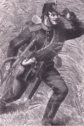En avant, Histoire de la guerre entre la France et l