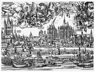 Vue générale de Cologne, 1531