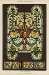 Renaissance allemande, Peinture sur verre teinté
