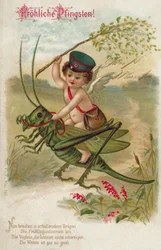 Joyeuse Pentecôte (lithographie couleur)