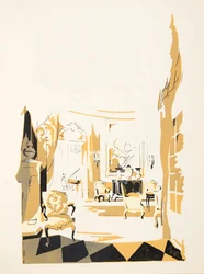 Illustration de Styl, pub.1922 (pochoir)