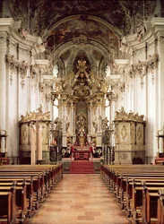 Intérieur, conçu par Balthasar Neumann (1687-1753) 1734-54