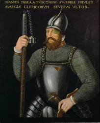 Johann Ziska von Trocnov, chef des Hussites et des Taborites de Bohême qui a remporté deux batailles contre les armées impériales en 1420 et 1422 ...