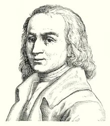 Matthias Claudius, poète et journaliste allemand (gravure)