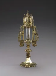 Monstrance avec une relique de Saint Sébastien