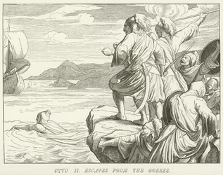 Otton II échappe aux Grecs