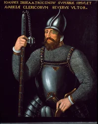 Portrait de Jan Zizka, chef de guerre des Hussites, XVIe siècle