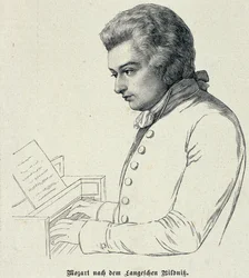 Portrait de Wolfgang Amadeus Mozart (1756-91)