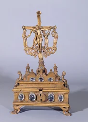 Reliquaire ou chasse, style école rhénane