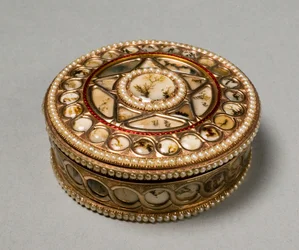 Boîte à priser ronde, vers 1800-30