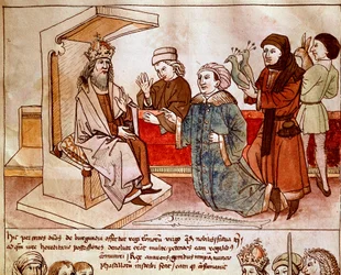 Sigismond Ier de Luxembourg (1368-1437), empereur du Saint-Empire reçoit l