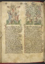 Nabuchodonosor voit un arbre en rêve; la Crucifixion, du 