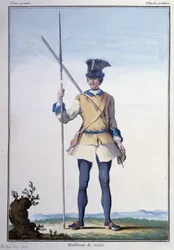 Vêtements de soldat : - dans "My Dreams" par le Comte de Saxe