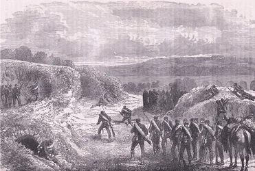 Sortie de Paris, Histoire de la guerre entre la France et l
