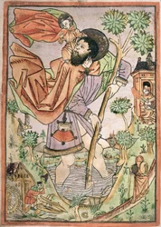 Saint Christophe : Allemand, vers 1470